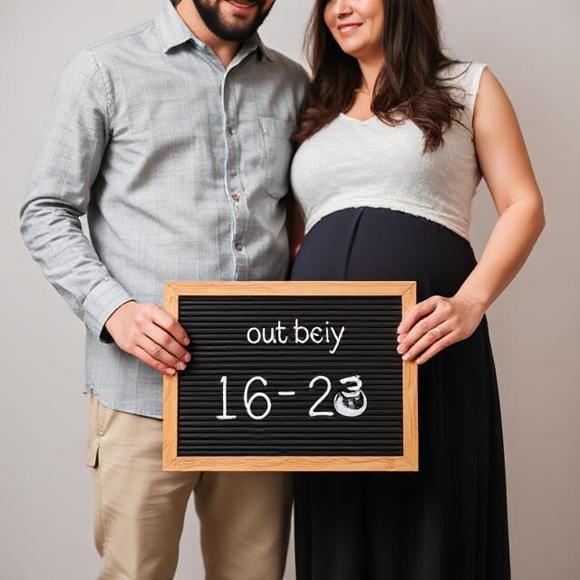 Baby Reveal with Props